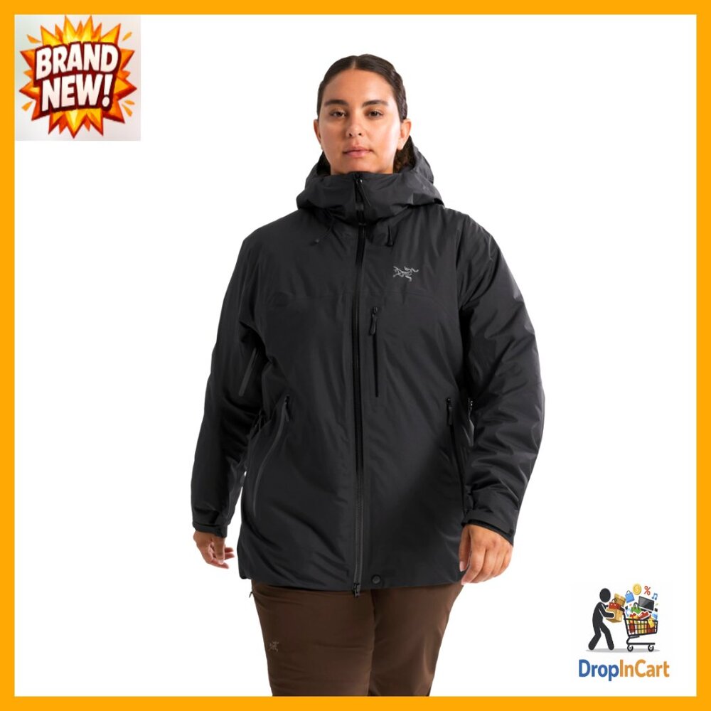 Insulated Rain Jacket Waterproof Windproof Performance Active Mountain Adventure